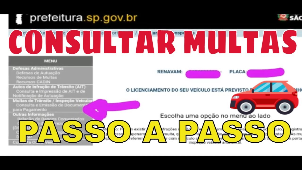 COMO CONSULTAR MULTAS RENAINF PELO CELULAR COMO CONSULTAR MULTA DE